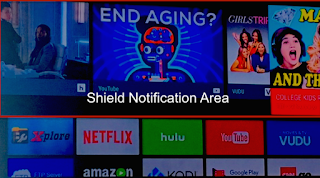 Notification Area on a Nvidia Shield