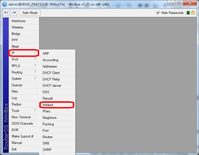 winbox mikrotik - IP hotspot