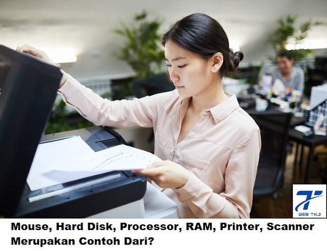 mouse hard disk processor ram printer scanner merupakan contoh dari