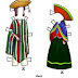 Vestir muñecas con traje de Perú
