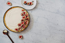 fresh fig and lemon cream tart