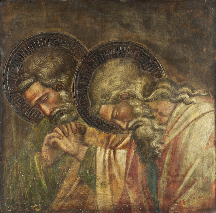 Spinello Aretino - Two Haloed Mourners