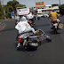 Bhopal couple fall off scooter, charge biker of hitting them from before. videotape shows else