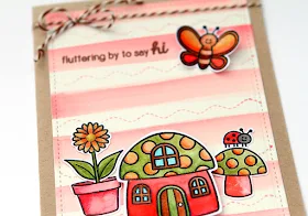 Sunny Studio Stamps: Backyard Bugs Fluttering By Card by Suzy Plantamura.
