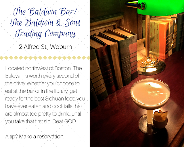 The Baldwin Bar/The Baldwin and Sons Trading Company Boston travel guide and restaurant recommendation