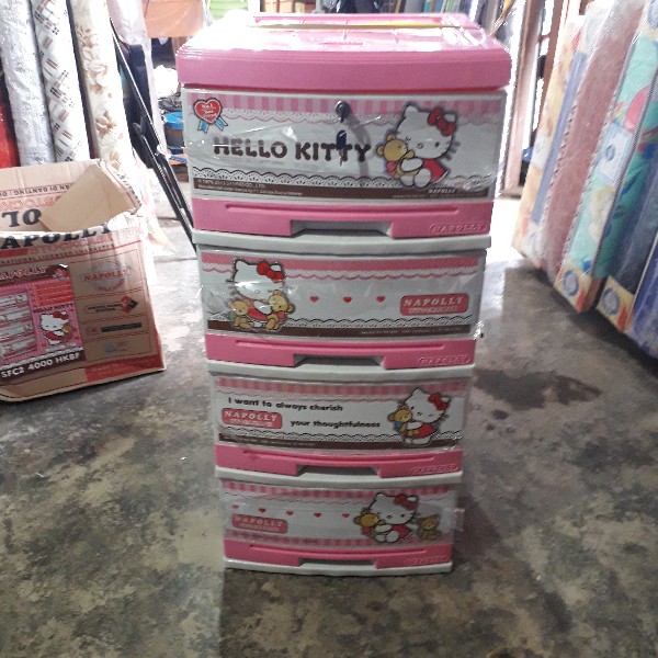 Lemari  Napolly 4  susun  Karakter  Hello Kitty