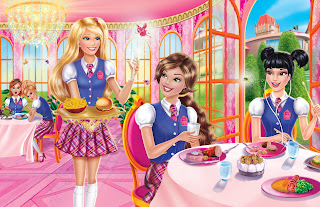 Scene from Barbie Princess Charm School
