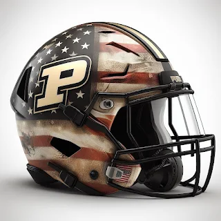 Purdue Boilermakers Concept Football Helmets 2024