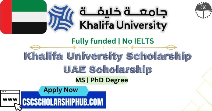 Khalifa University Scholarship 2024