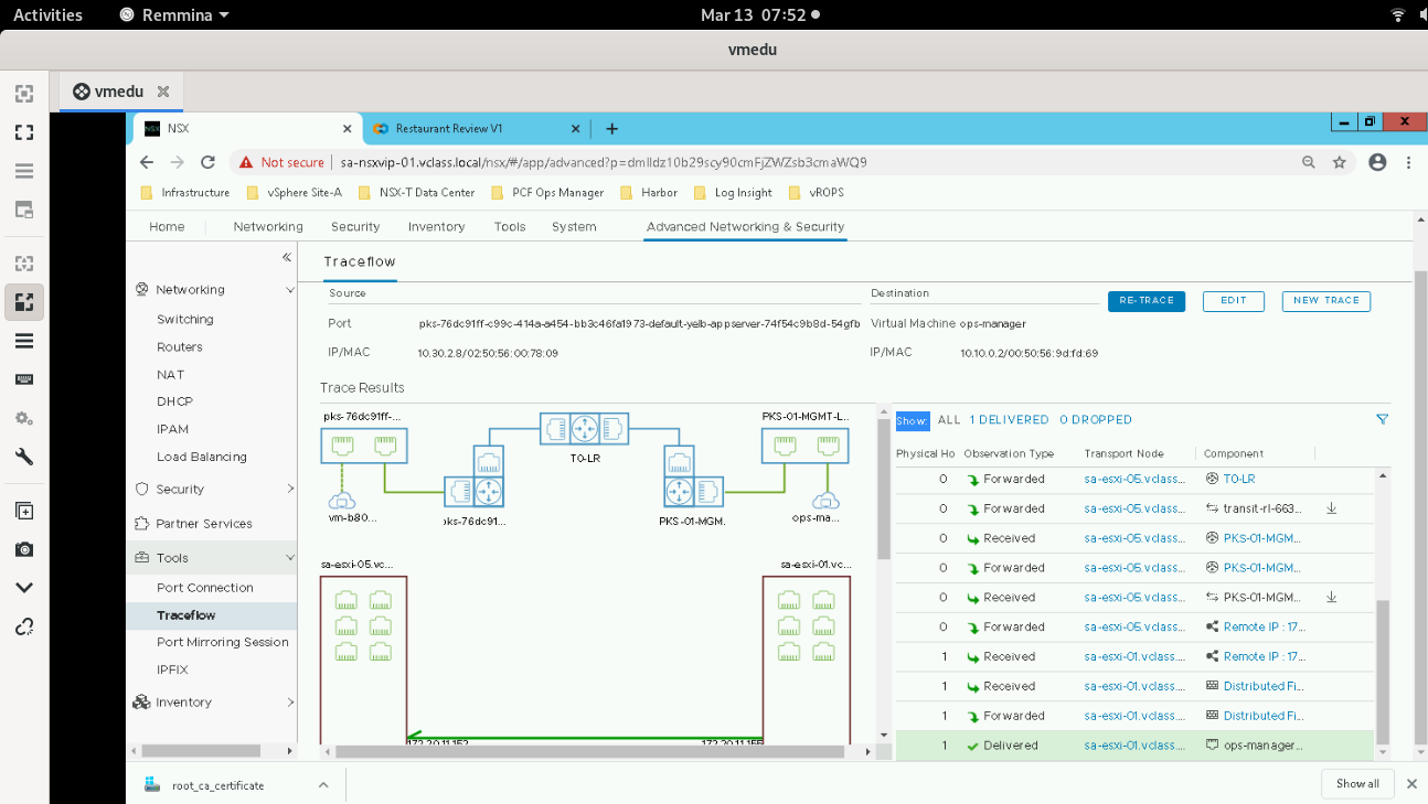 devop malaya: Macam mana nak buat ala-ala traceroute di NSX-T?