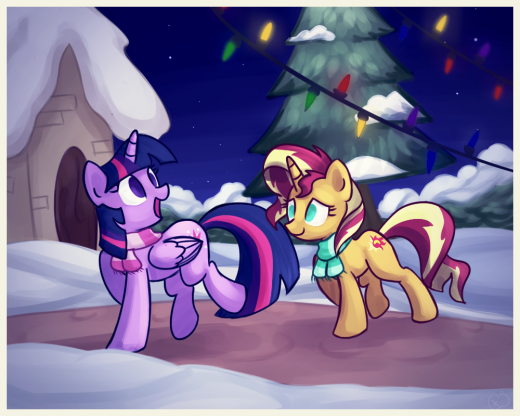 Christmas is a time of joy, Sunset Shimmer