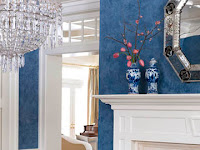 12+ Blue White Dining Room Background