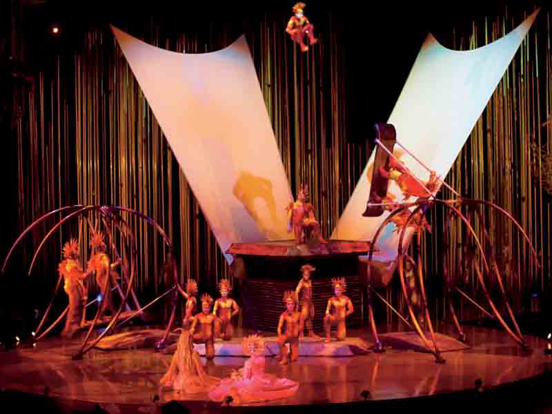 ... opiniÃ£o assisti ao show do cirque du soleil entitulado varekai no dia