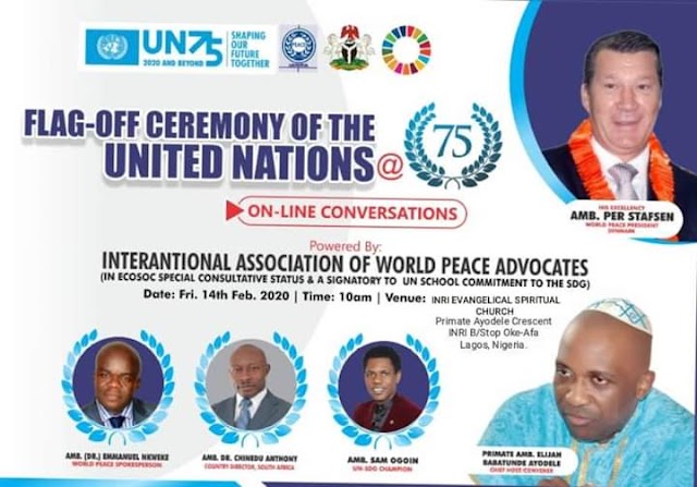 Ooni Of Ife, Sultan, Obaseki, Fayemi, others storm Lagos for United Nations 75th Anniversary flag-off, Peace talk