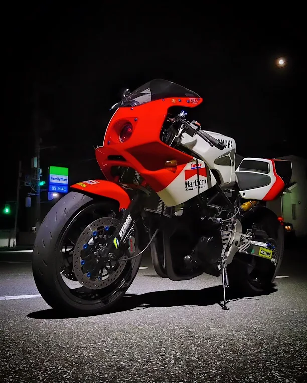 Mercenary Garage Custom mOTORCYCLE bLOG Yamaha TRX 850 Single Seat Sportbike 90s Marlboro by tetsuco875
