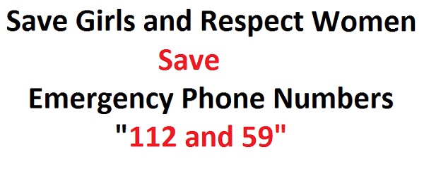 respect girls and save girls emergency phone numbers, emergency phone numbers for girls, emergencty call in android and normal phone, emergency phone numbers, movie news, special zone, say cinema,