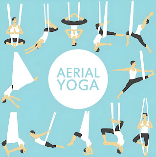 Aerial Yoga with Young Woman - A Unique and Exciting Yoga Experience
