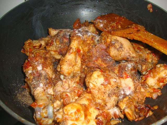 chicken anardana by chef