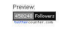 Twitter Follower Counter Button