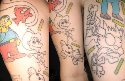 Simpsons Tattoo Design Picture Gallery - Simpsons Tattoo Ideas