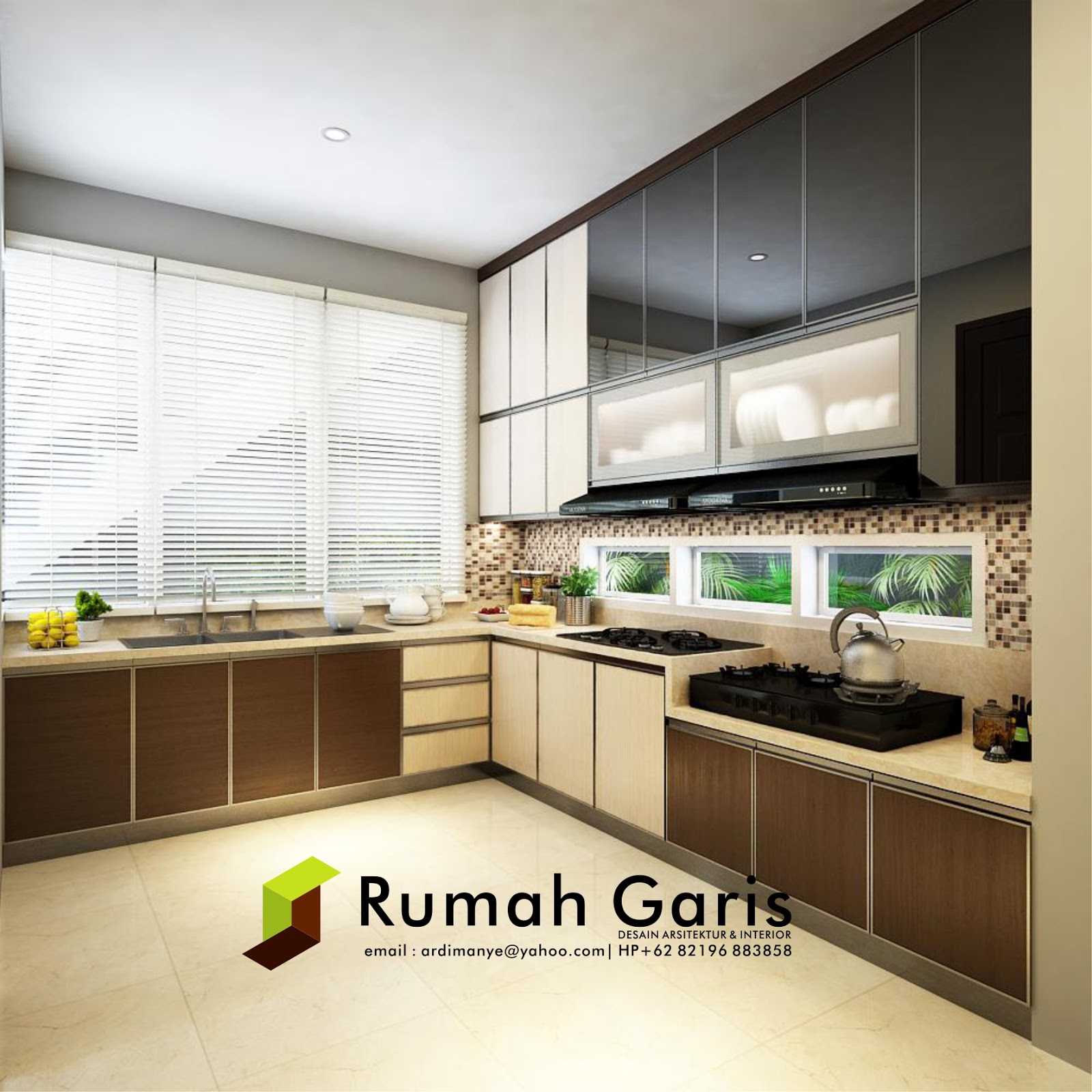 Interior Kitchen Set Rumah Tinggal Modern Minimalis Desain Dapur Interior Apartemenjpg