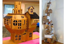 The unusual design of dollhouse