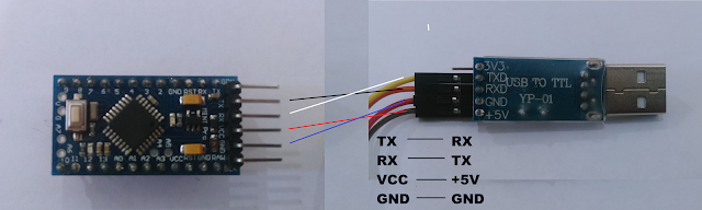 cara menggunakan arduino pro mini