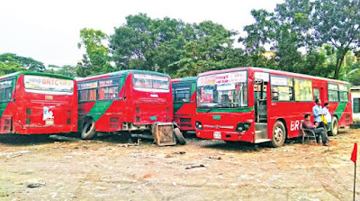 বিআরটিসির ৪৫ এসি বাসের সব বিকল