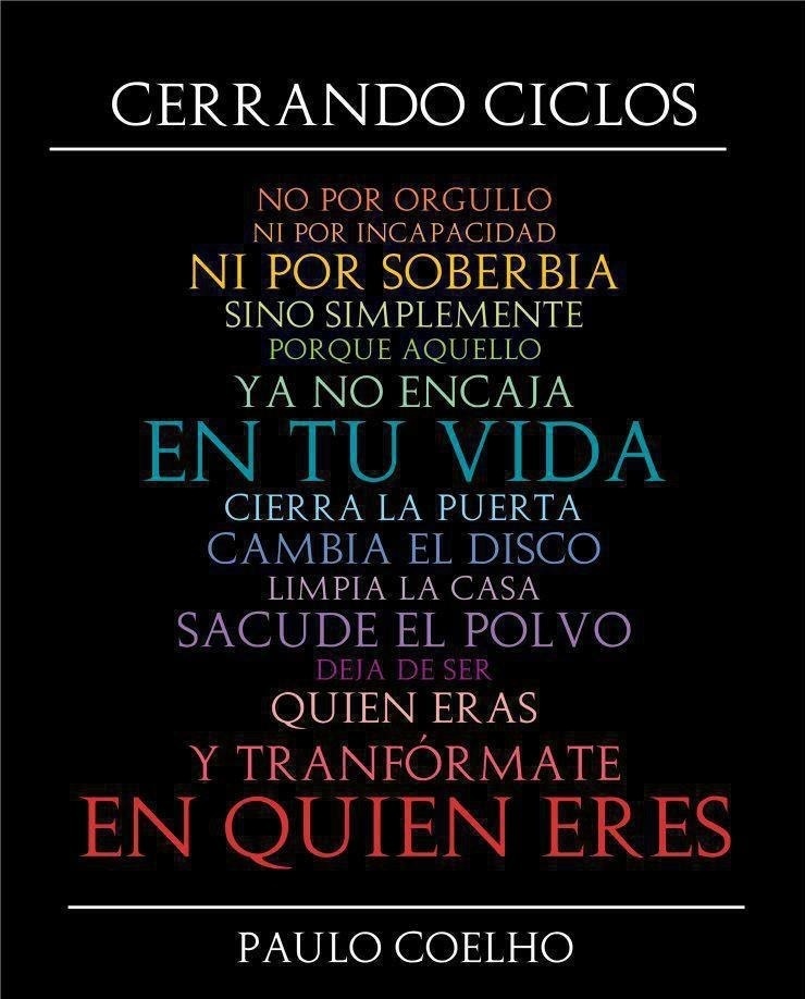 TU AMIGO COACH: Cerrando Circulos - Cerrando Ciclos