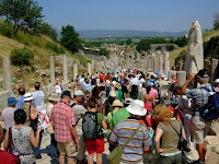 The crowds at Ephesus