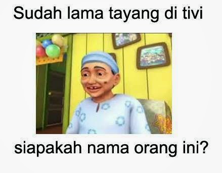  Gambar  Lucu  Nama Neneknya Upin  dan  Ipin  Foto Lucu  