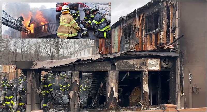 Fiero incendio en casa de Staten Island deja 22  bomberos heridos con tres graves tras colapsar estructura siniestrada 