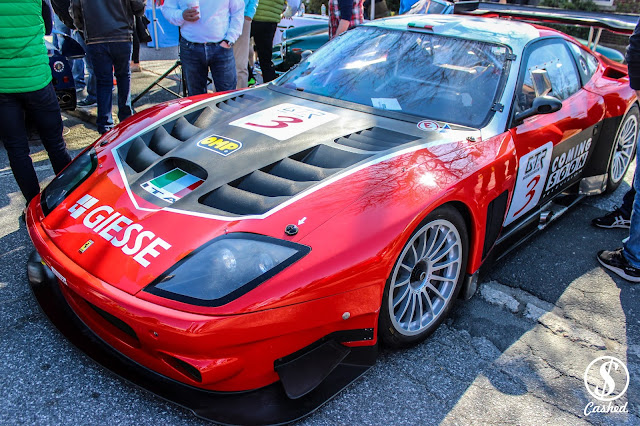 Hood Vents on a Ferrari Race Car