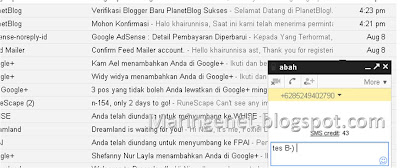 Cara Mengirim SMS Gratis Lewat Gmail