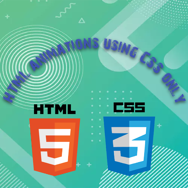HTML animation using CSS only