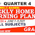 Week 4 Grade 6 Weekly Home Learning Plan Q4