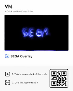 SEGA Overlay  for VN video editor