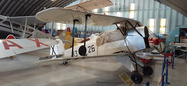 Bücker Bu 131 Jungmann en restauración en la FIO