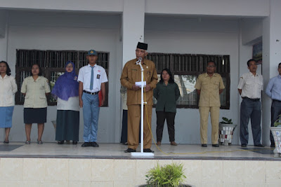 Plt. Kakankemenag Tanjungbalai Jadi Pembina Upacara SMA Negeri 7 Tanjungbalai