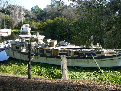 and converted it into a solar powered trawler with 5 kilowatts of 