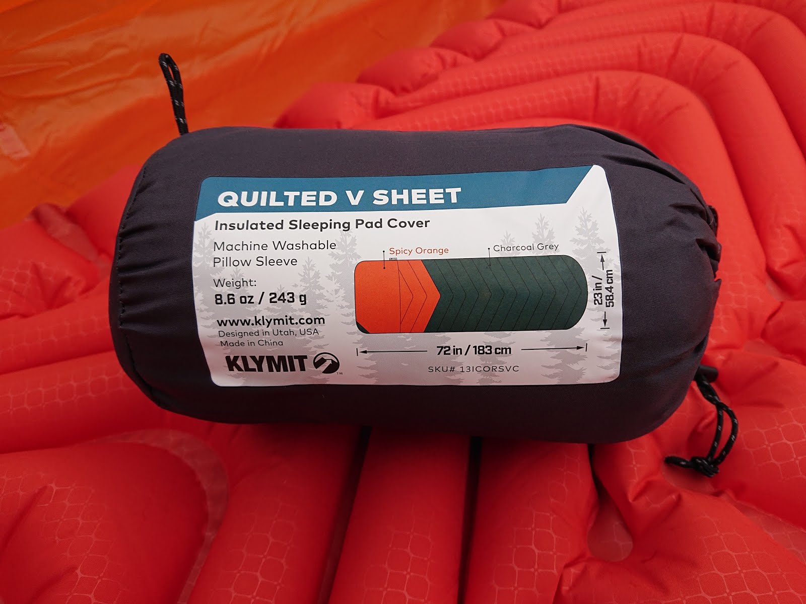 Klymit Insulated Static V With Quilted V Sheet With Insulated Sleeping Pad And Quilted Sleeping Pad Cover Foam Pads Klymit Insulated Static V With Quilted V Sheet With Insulated Sleeping Pad And Quilted Sleeping Pad Cover Foam Pads