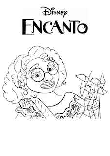 Disney Encanto: Free Printable Coloring Pages.