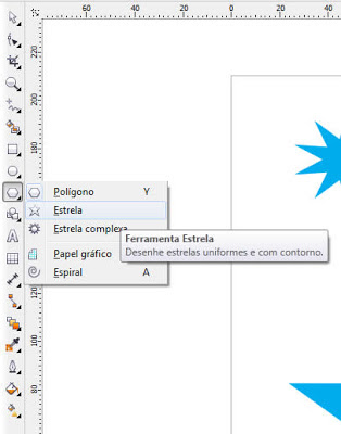 Ferramenta Estrela do Corel Draw