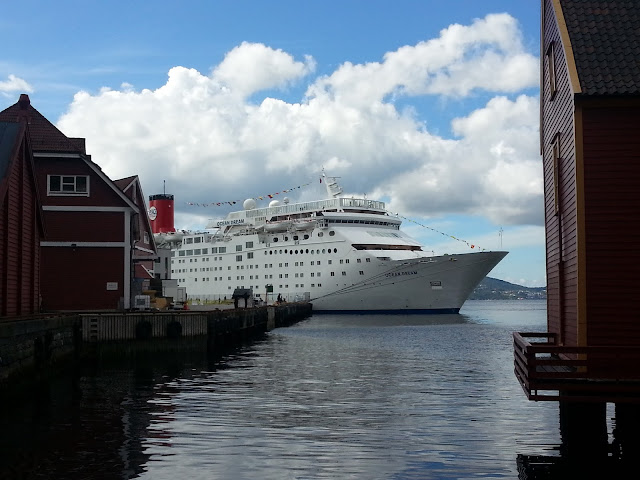 Peace Boat Ocean Dream in Bergen, Norway; Ships in Bergen