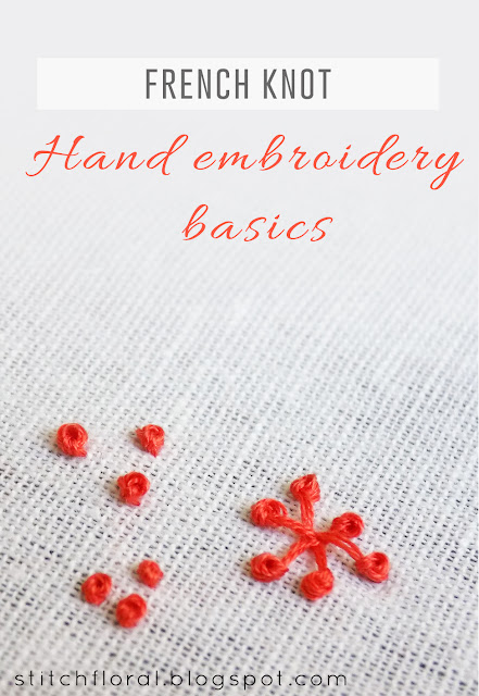 French knot tutorial