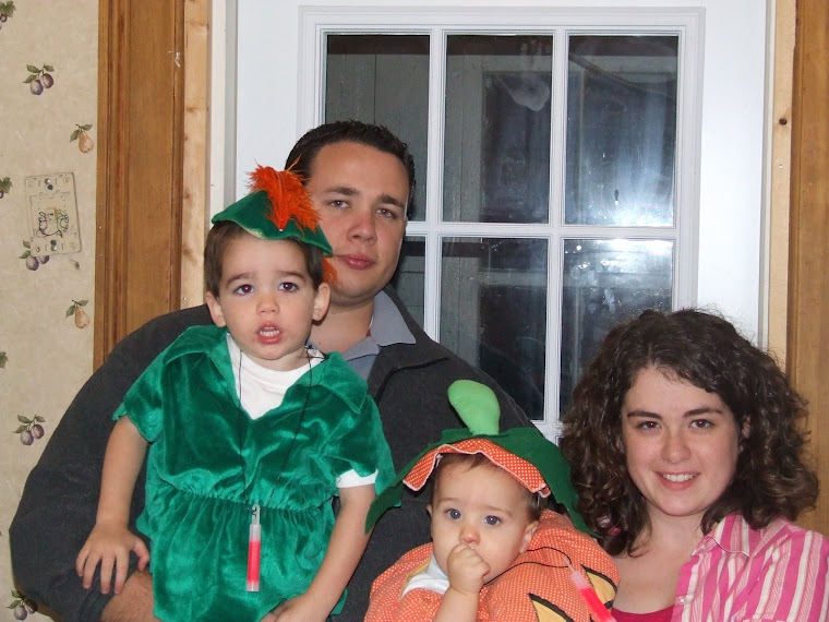 Peter Pan and Jack-O-Lantern ready for CANDY!