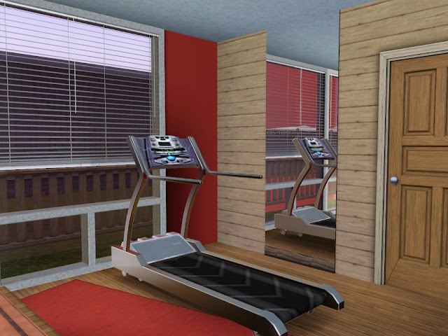 salle de sport maison sims 3