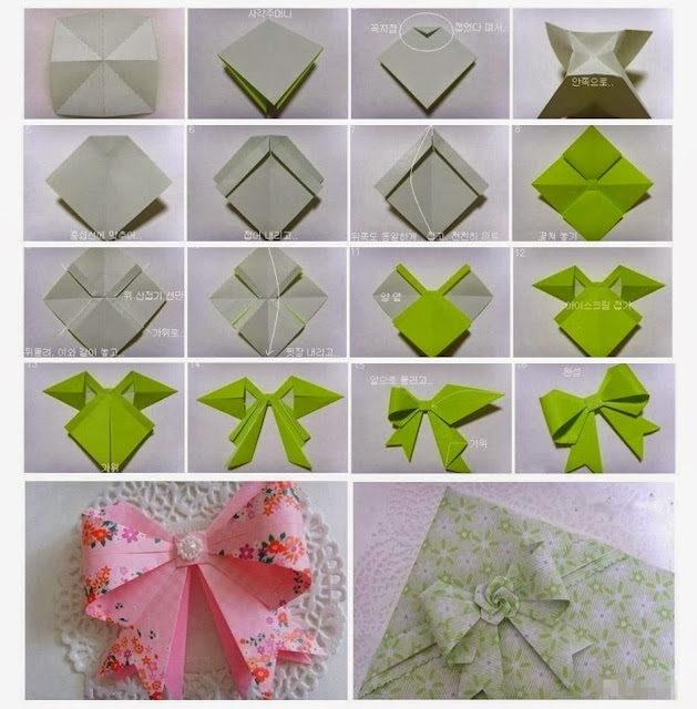 moño de origami