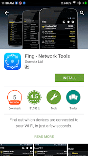 Download and install fing app