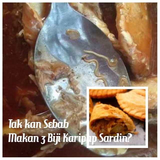 Tak kan Sebab Makan 3 Biji Karipap Sardin?